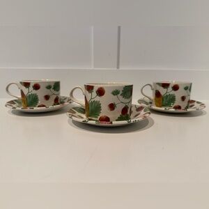 Royal Stafford Wildberry Teacup and Saucer Sets